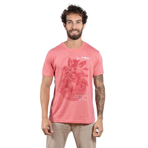 CAMISETA-MASCULINA-CONCEPT--RED-NOSE-CORAL