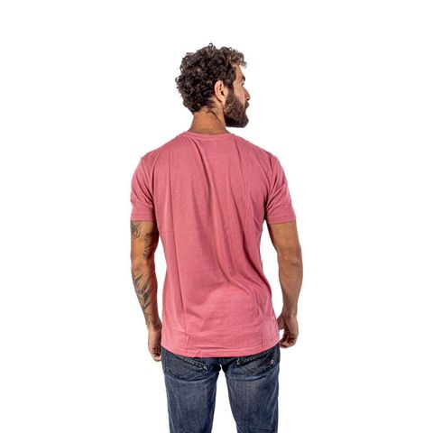 CAMISETA-MASCULINA-LIVES---RED-NOSE-CORAL